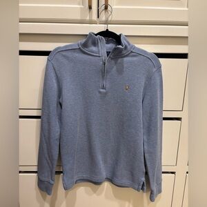 Polo Ralph Lauren Light Blue Zip-Up Sweater
